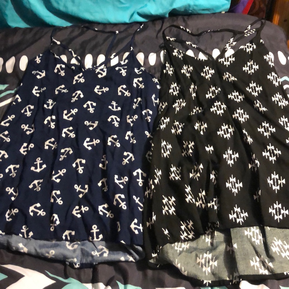 Two No Boundaries tank tops, never worn